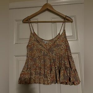 patrons of peace tiered boho tank